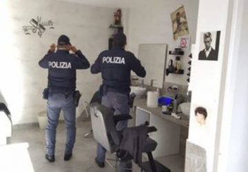 Catania, polizia scova un parrucchiere abusivo in un garage