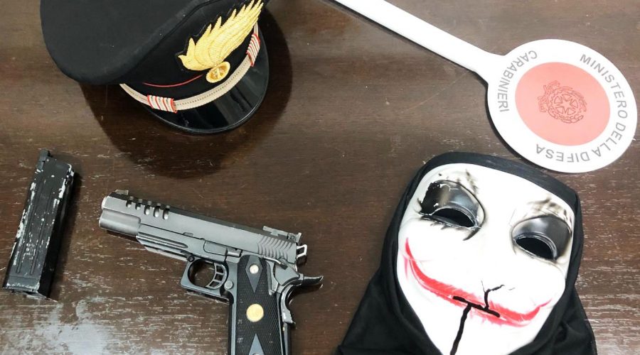 Joker o rapinatore? Sanzionato giovane di 23 anni