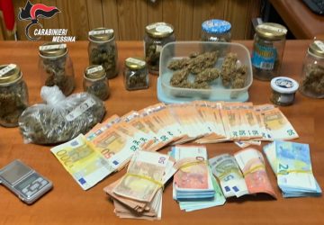 Taormina, beccato con 400 gr. di marijuana e oltre 16.000 euro in contanti: arrestato