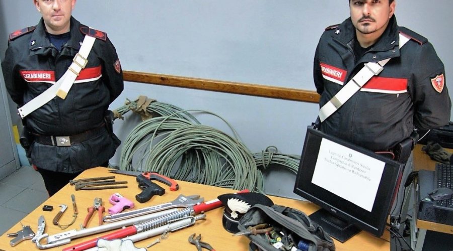Castiglione di Sicilia, preso un componente della banda dei ladri di rame