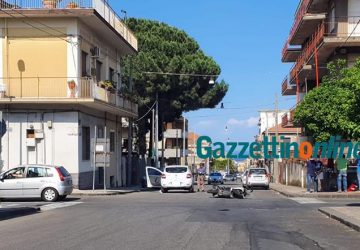 Riposto, scontro auto-scooter tra via Etna e via Roma
