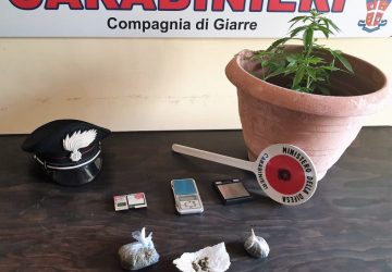 Giarre, blitz antidroga dei carabinieri: un arresto