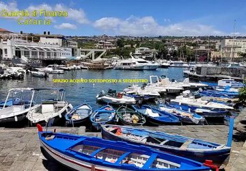 Catania: sequestrata area demaniale marittima all&rsquo;interno del porto di Ognina occupata da pontile abusivo