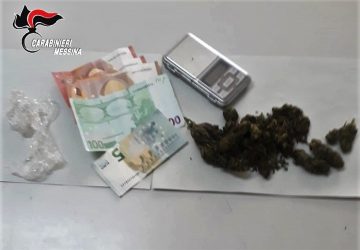 Sant&rsquo;Alessio Siculo: pusher arrestato dai carabinieri