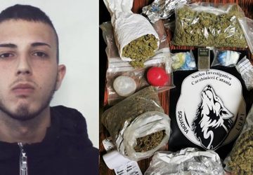 Catania, arresto dei “Lupi” a San Cristoforo: sequestrati cocaina, “erba” e crack