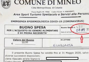 Covid-19, buoni spesa fai da te: denunciata una donna