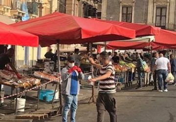 Catania, controlli Covid alla Fiera. Polizia locale in azione