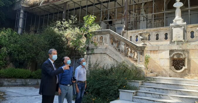 Catania, riqualificazione area ospedaliera del Santa Marta: sopralluogo del presidente Musumeci