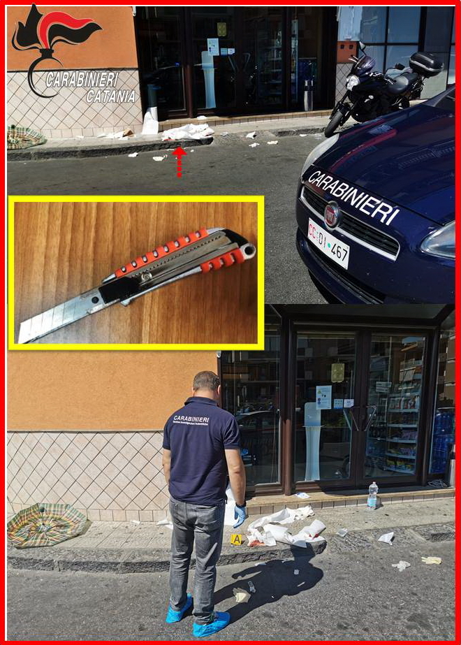 Biancavilla coltellate al rivale in amore: fermato dai Cc