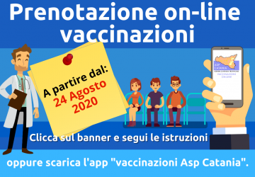 Attivato, all’Asp di Catania, il servizio di prenotazione on line per tutte le prestazioni vaccinali