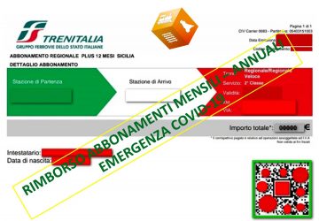 Che fine hanno fatto i rimborsi degli abbonamenti ferroviari nel lockdown in Sicilia?