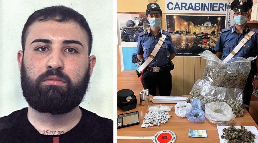 Catania, ai domiciliari per reati contro il patrimonio si reinventa pusher. A casa deteneva oltre 3 Kg di marijuana