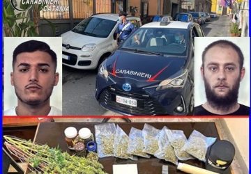 Battuto palmo a palmo il quartiere San Cristoforo: due le persone arrestate. Sequestrati droga e denaro