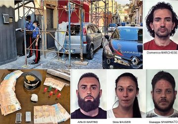 Catania, blitz antidroga a San Cristoforo: 4 arrestati. Sequestrati cocaina e 7.000 euro in contanti