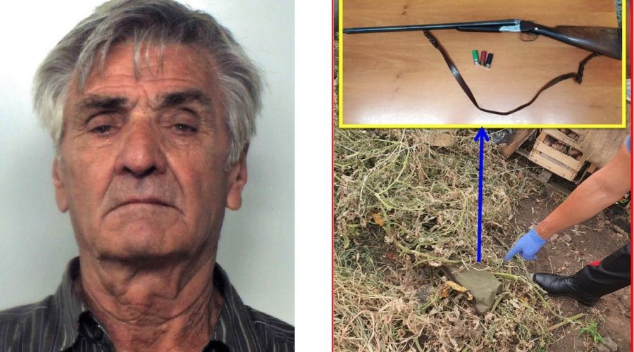 Aci Catena, nascondeva in giardino un fucile con la matricola abrasa: fruttivendolo in manette