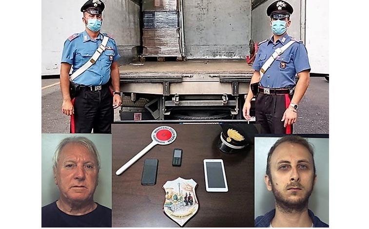 Rubano l’identità a due commercianti per truffare i grossisti: presi mentre scaricano la merce