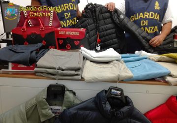 Sequestrati a Giarre ed a Zafferana Etnea capi di abbigliamento contraffatti. Denunciato imprenditore.