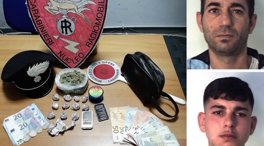 Catania, “erba” venduta ad un minorenne: due arresti in via San Jacopo