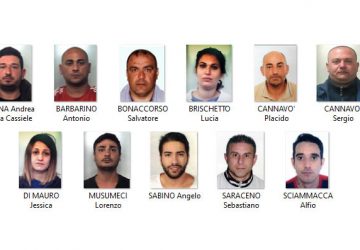 Operazione "a Fossa": droga, armi, ricettazione e furti: 11 misure cautelari tra Aci Sant&rsquo;Antonio, San Giovanni La Punta e Pedara FOTO VIDEO