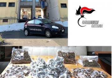 Catania, pusher in manette in viale Nitta: nascondeva 2,5 Kg di marijuana dentro un tombino