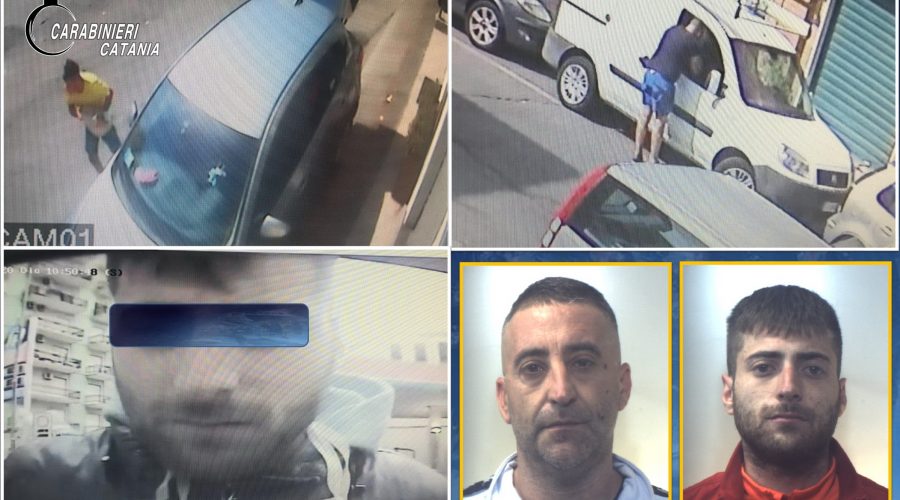 Catania, guai a lasciare incustoditi veicoli e borse con loro nei paraggi: arrestati due ladri seriali