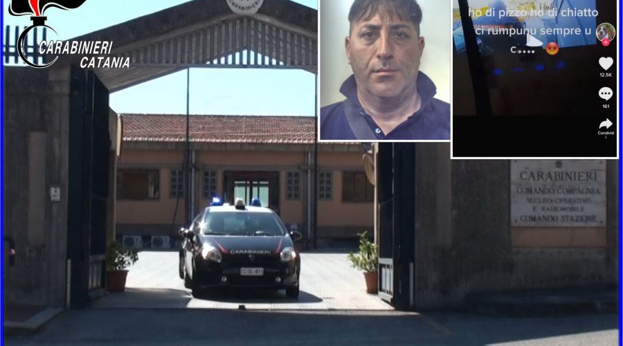 Ai domiciliari registra i carabinieri durante i controllo e li sbeffeggia sui social: trasferito in carcere