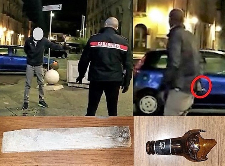 Catania, rapinatore minaccia il suicidio per evitare le manette