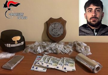 Catania, Cc arrestano uno spacciatore in via Monsignor Domenico Orlando