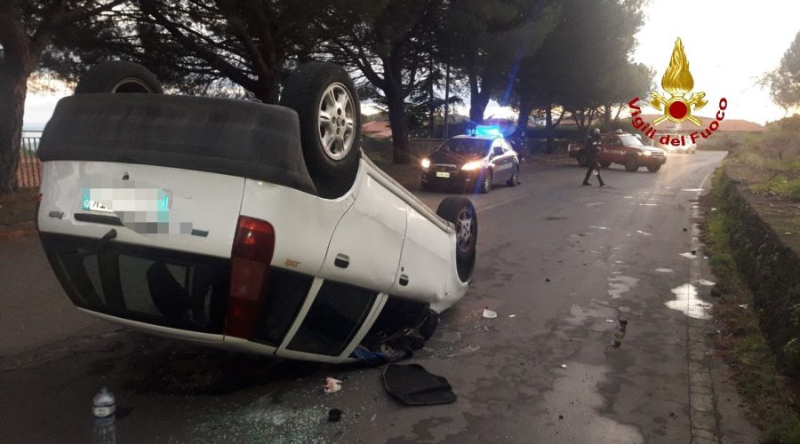 Vigili del fuoco impegnati a Ficarazzi e Nicolosi