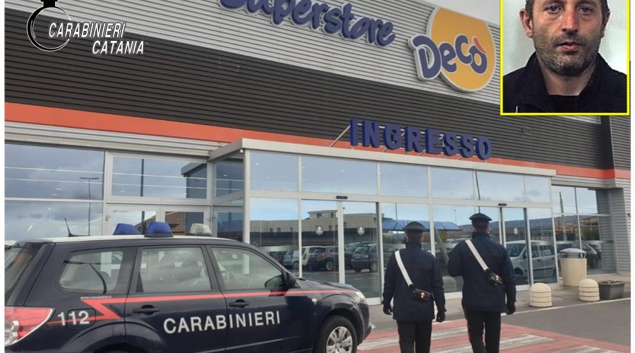 Biancavilla, taccheggiatore in manette: aveva razziato dei superalcolici