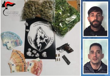 Tremestieri Etneo, sequestro di armi e droga dei &ldquo;Lupi&rdquo;: due arresti