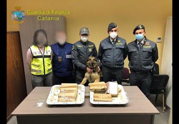 Sequestrano 7 kg di cocaina all&rsquo;interno del porto di Catania