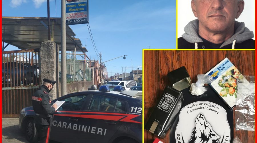 Cocaina nascosta nell’officina abusiva di “Turi Millimachini”: un arresto dei “Lupi” a Catania