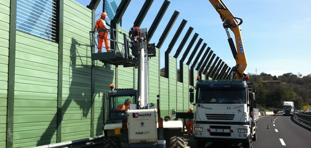 A18: una barriera fonoassorbente verrà installata all’altezza del Comune di Santa Venerina