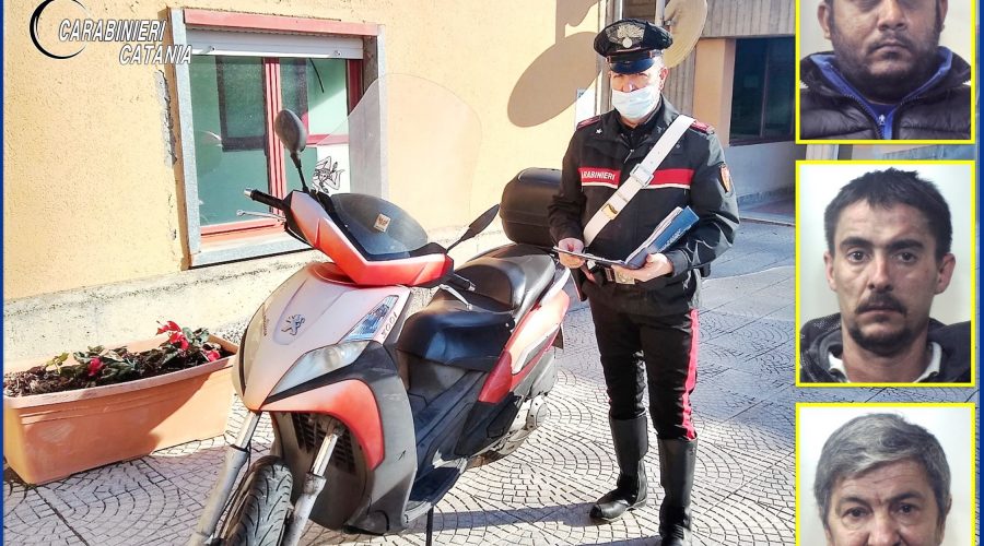 furto moto Tremestieri Etneo