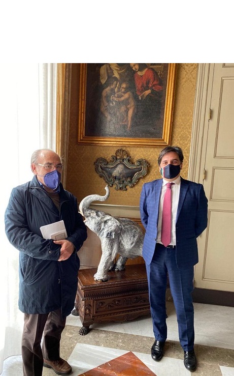 Catania, il sindaco Pogliese riceve il presidente dell’Ersu Cantarella