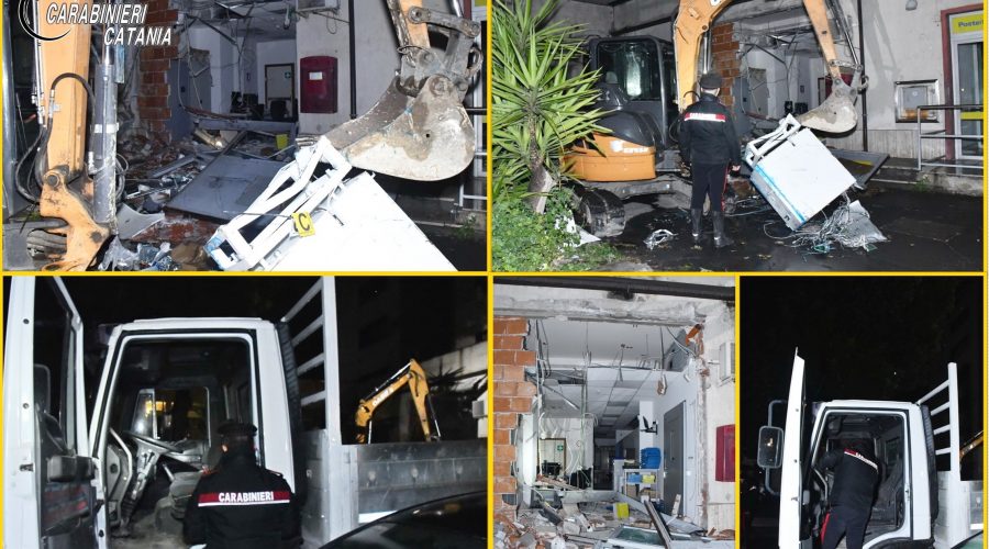 Assalto con escavatore ad ufficio postale: arrestato un 55enne