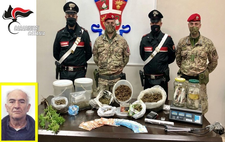 Paternò, insospettabile impiegato riforniva di marijuana i clienti: arrestato