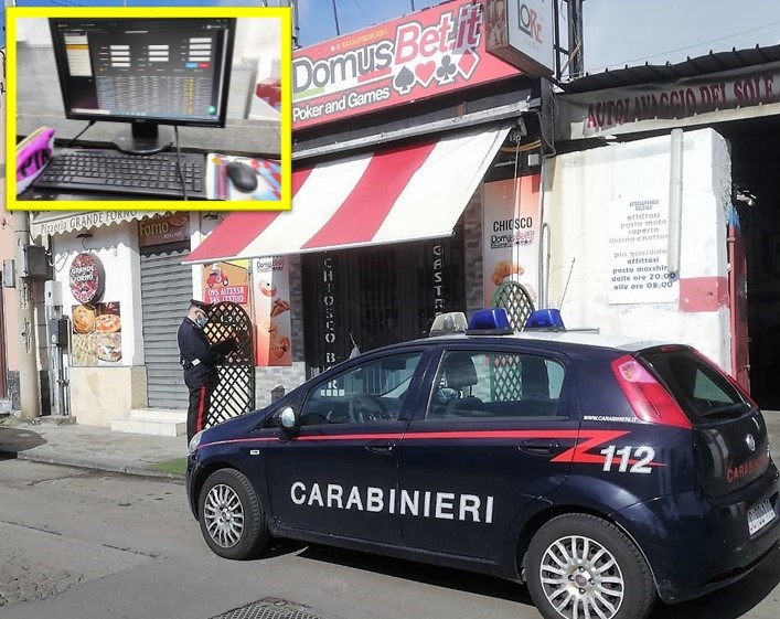 Scoperta una sala da gioco clandestina. Quattro le persone denunciate