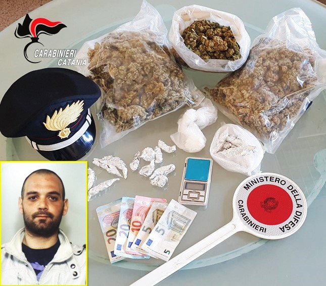 Spaccia e nega di essere il proprietario della stalla. Arrestato 31enne