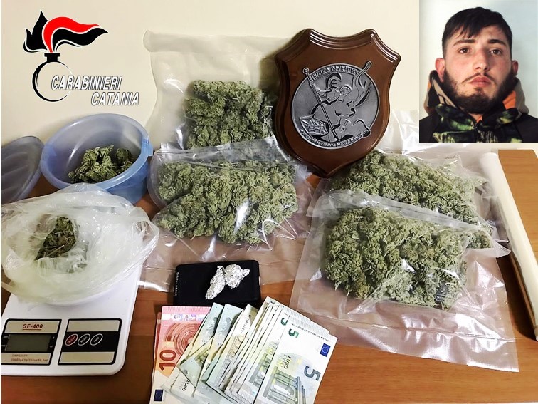 Catania, la droga la portava negli slip ma è stato comunque arrestato