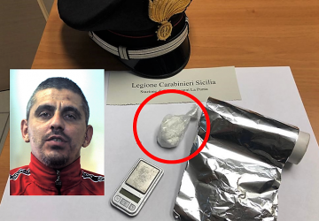 San Giovanni La Punta, condannato per droga continuava a spacciare cocaina dai domiciliari