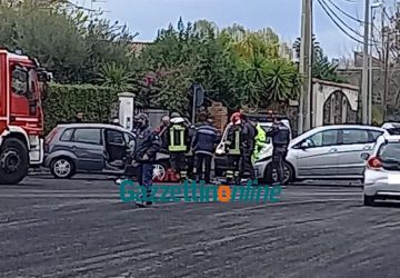 Mascali, grave incidente sul viale Immacolata: due feriti