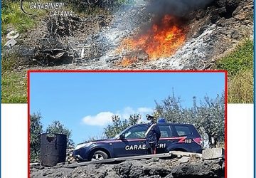 Belpasso, incendia i rifiuti nella discarica abusiva: area sequestrata, proprietario arrestato