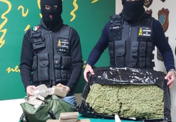 Sequestrati 165 kg di marijuana ad alto potenziale e hashish: tre arresti