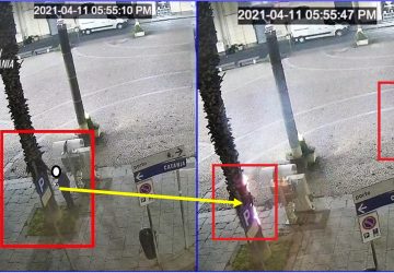 Riposto, incastrati dai Cc i piromani delle palme: erano due minori di 13 e 14 anni