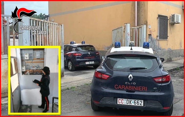 Intero caseggiato fruiva di energia elettrica a costo zero: 11 persone denunciate a Catania