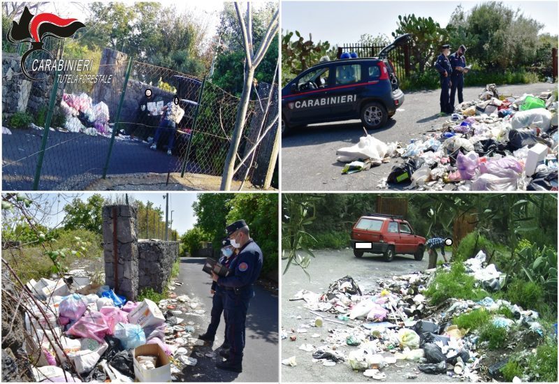 Abbandono di rifiuti a bordo strada: sanzioni per oltre 12.000 Euro. Un uomo denunciato per combustione illecita di rifiuti