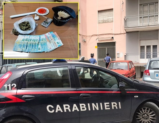 Marjuana e cocaina in casa: manette per un 38enne catanese