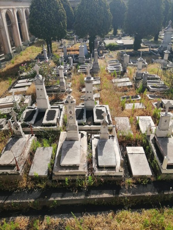 Giarre, cimitero ridotto ai minimi termini: visione orripilante